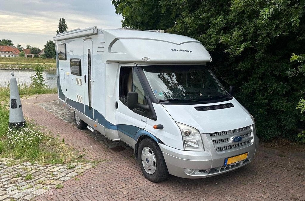 Ford Transit Hobby T 600 GFLC 65617 KM AIRCO, Hobby, 6 tot 7 meter, Particulier, Ford