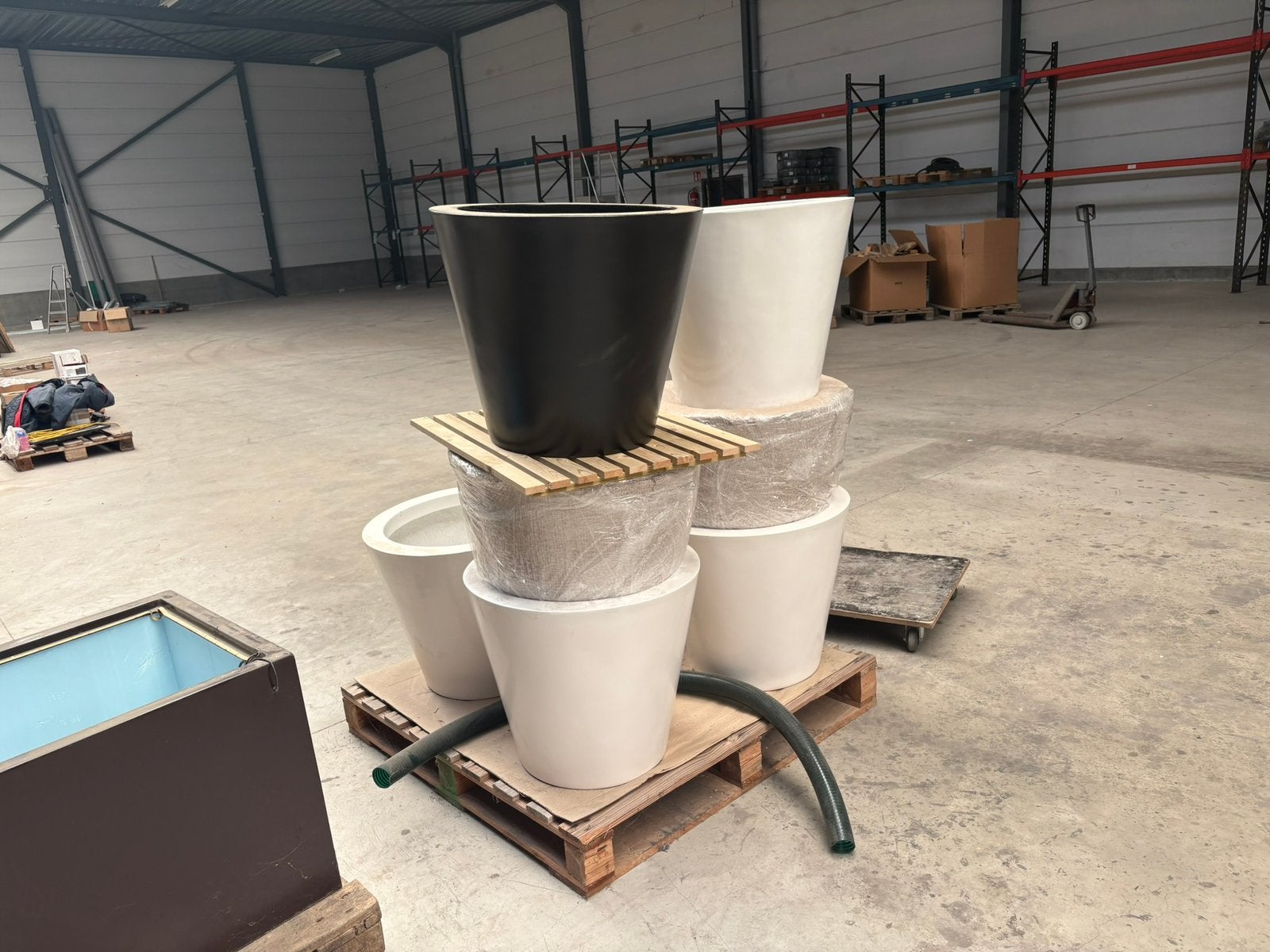 Plantbakken polyester diverse kleuren, Ophalen, Nieuw, Rechthoekig, Binnen