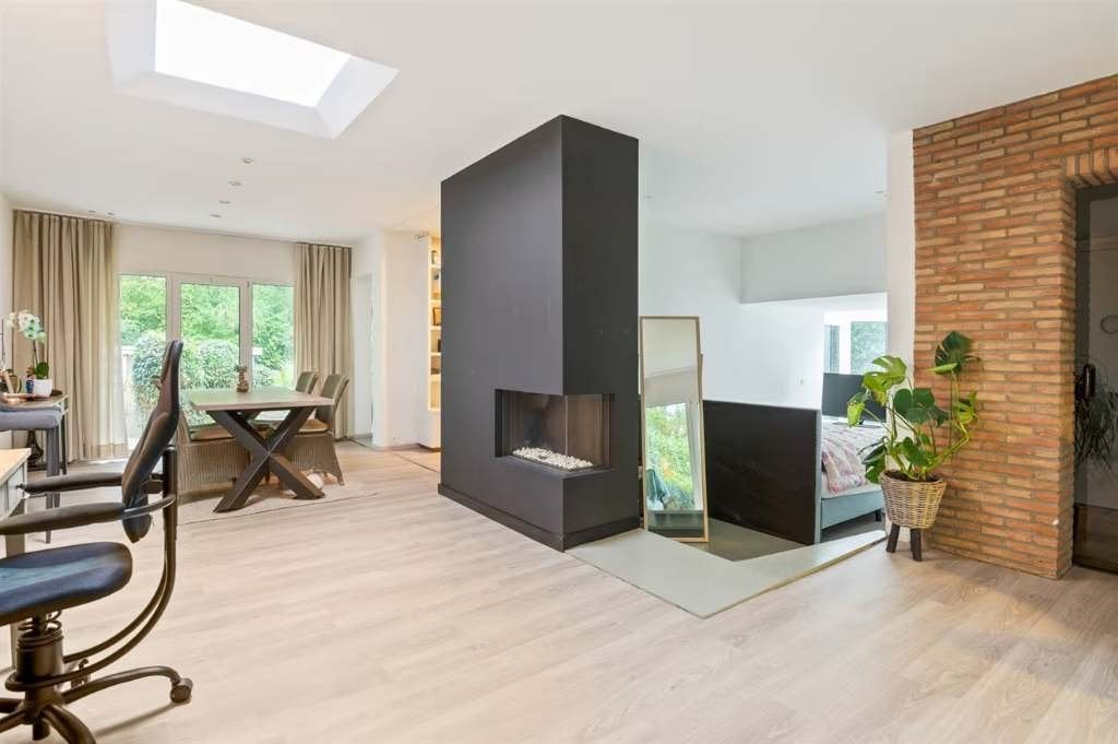 Gashaard inbouw hoekmodel, Huis en Inrichting, Haarden, Zo goed als nieuw, Gashaard, Ophalen