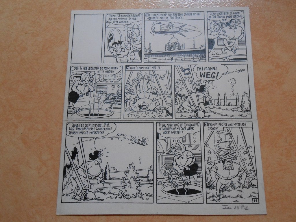 Origineel Jerom 7 vreemde verzameling origineel 1965., Livres, BD, Comme neuf, Une BD, Enlèvement ou Envoi