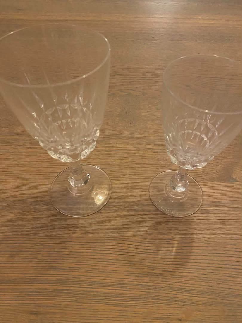 Service à verres en Cristal, Enlèvement, Comme neuf