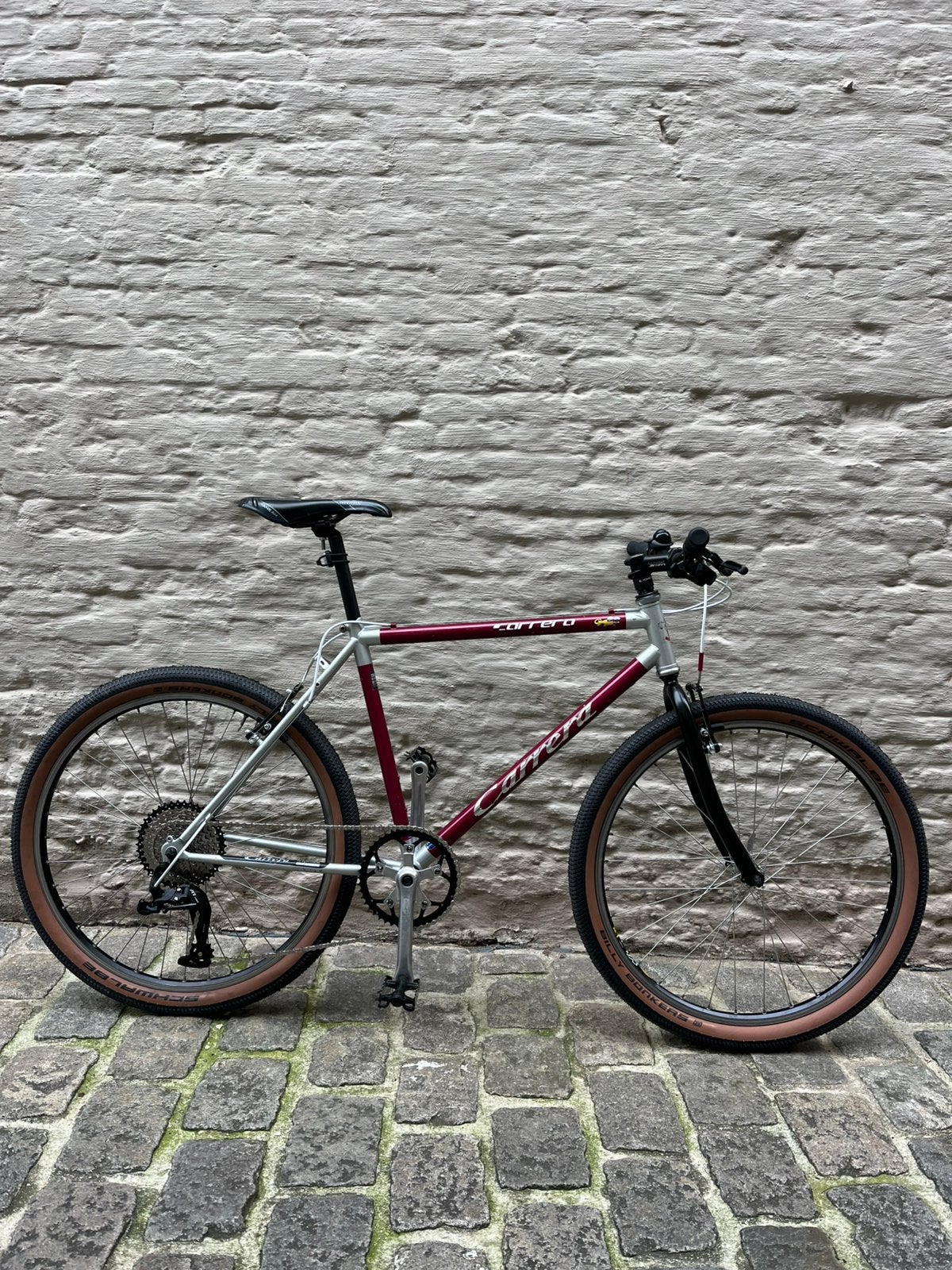 Carrera Mountainbike – 10 versnellingen – volledig vernieuwd, Fietsen en Brommers, Ophalen, Zo goed als nieuw