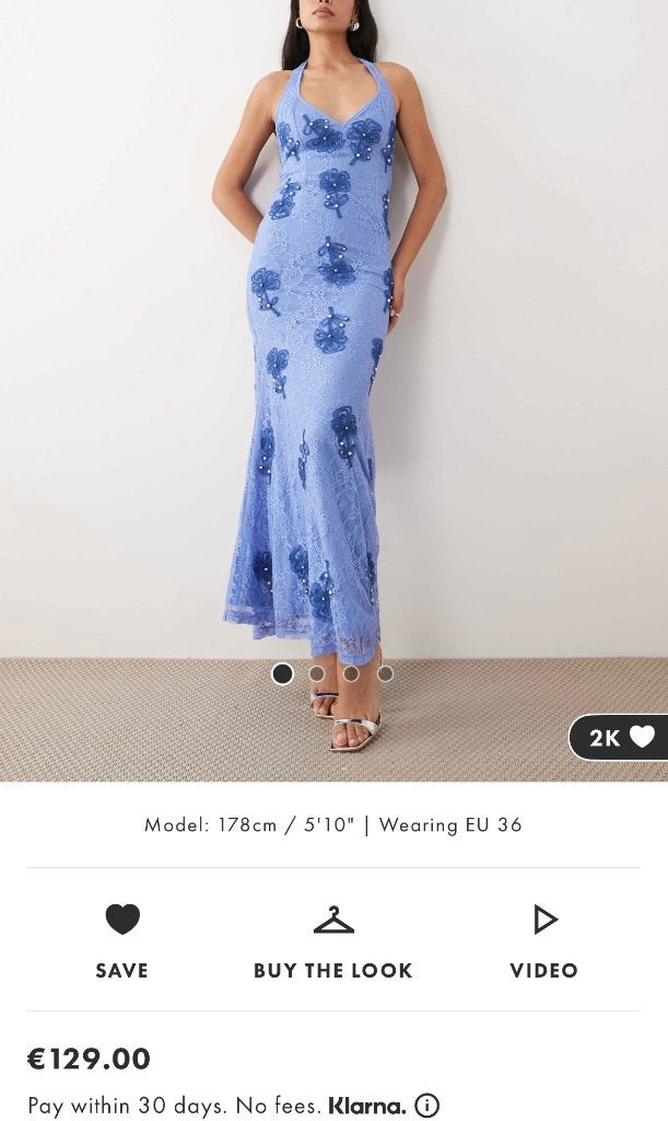 Jurken te koop, Kleding | Dames, Ophalen of Verzenden, Nieuw, Maat 38/40 (M), Blauw