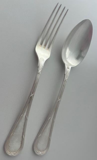 WMF verzilverd serveerbestek, Antiek en Kunst, Ophalen of Verzenden