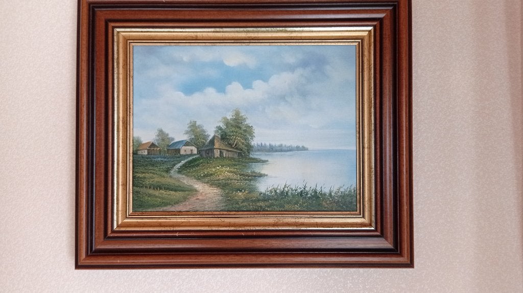 Schilderij van Pierre Ziller, Ophalen of Verzenden, Gesigneerd, Landschap, Doek