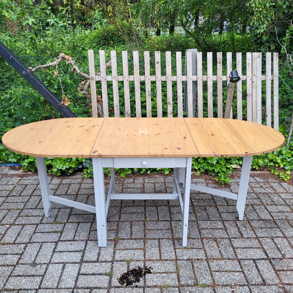 Klaptafel Gamleby IKEA, Huis en Inrichting, Tafels | Eettafels, Ophalen, Gebruikt, 50 tot 100 cm, Vijf personen of meer