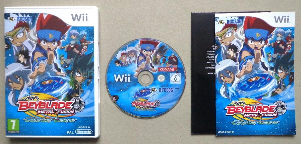 Beyblade Metal Fusion Counter Leore voor de Nintendo Wii, Ophalen of Verzenden, Zo goed als nieuw