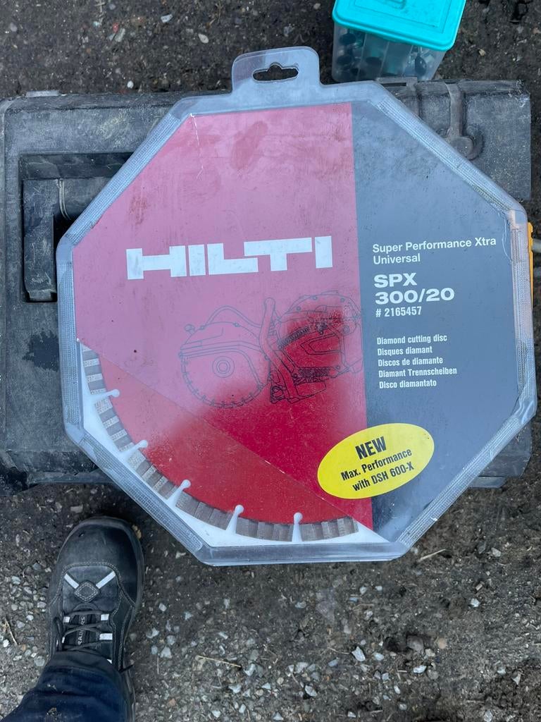 Hilti diamantschijf, Tuin en Terras, Ophalen, Zo goed als nieuw