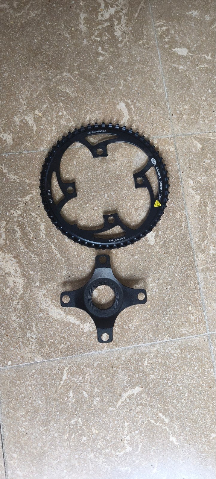 Gates tandwiel 55t cdx, Ophalen