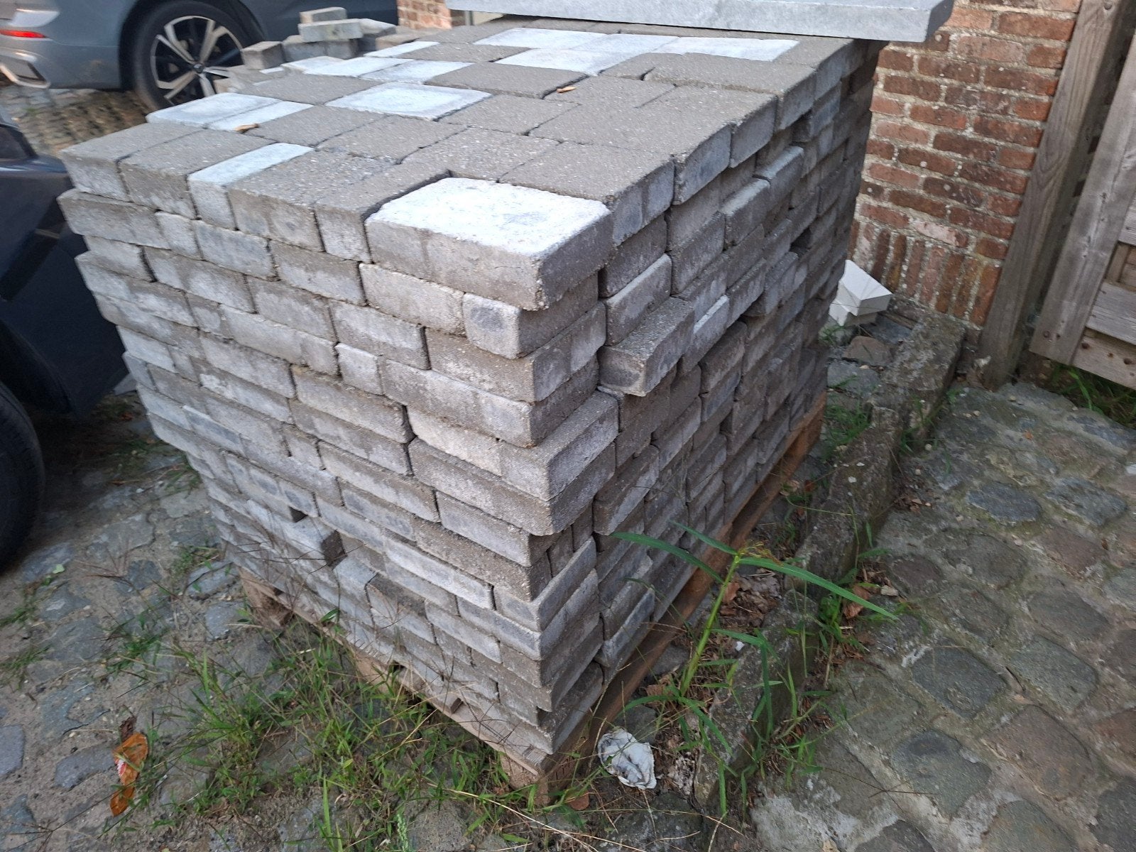 betonklinkers 30 m², Jardin & Terrasse, Pavé & Dalles, Enlèvement, Briques, 10 m²² ou plus, Béton