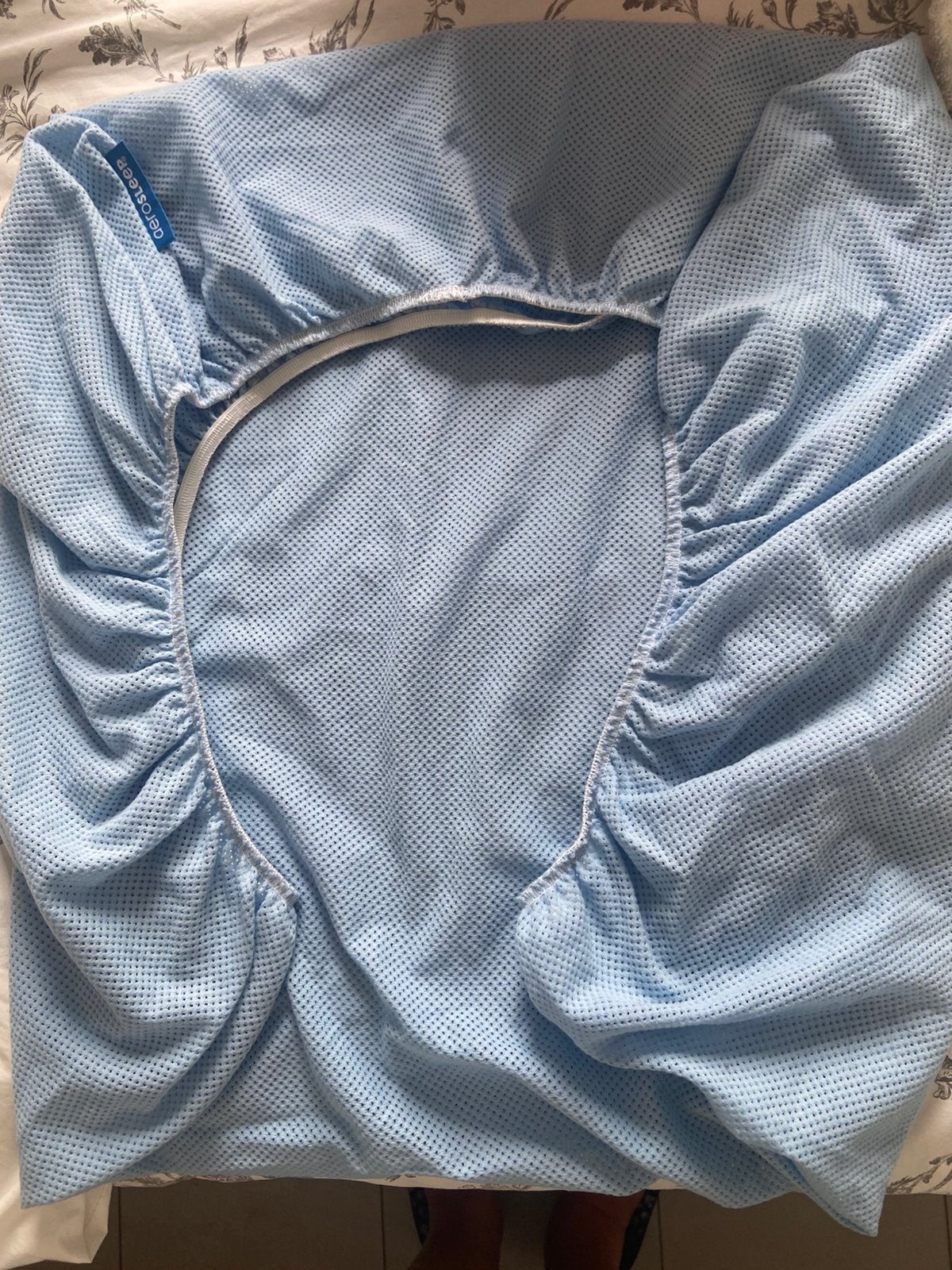 Aerosleep matrashoesje voor kinderbedje, Kinderen en Baby's, Hoeslaken of Sloop, Ophalen of Verzenden, Zo goed als nieuw, Aerosleep