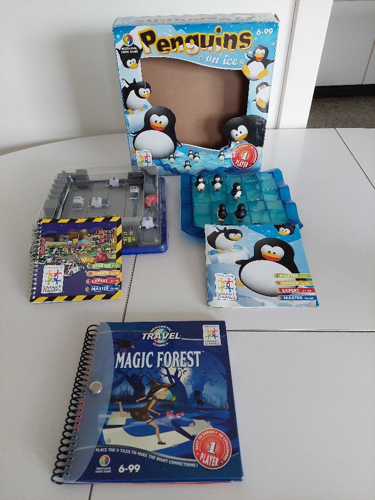 3 spellen Smart Games, Ophalen of Verzenden, Gebruikt, Overige typen