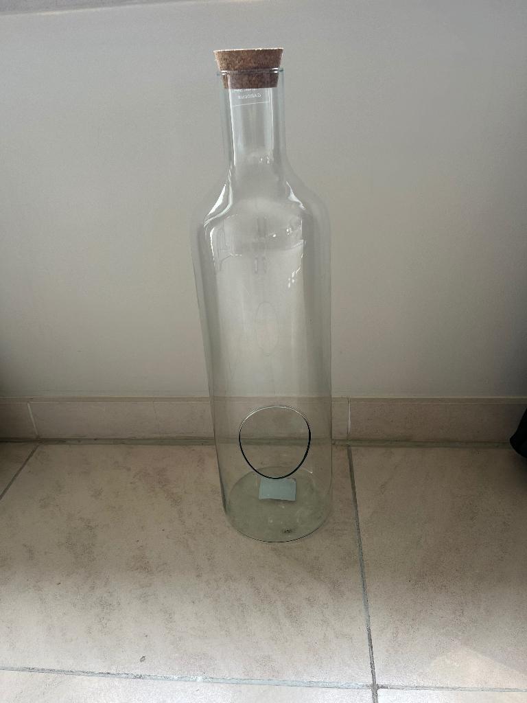 Fles terrarium 55cm, Ophalen, Zo goed als nieuw
