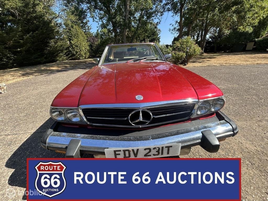 Mercedes-Benz 450 SL | 1979 | Route 66 Auctions, Autos, Oldtimers & Ancêtres, Achat, Entreprise, Boîte manuelle, Autre carrosserie