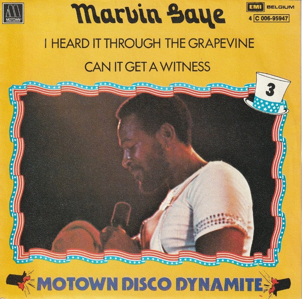 Marvin Gaye - I heard it through the grapevine, Pochette photo, R&B et Soul, 7 inch, Utilisé