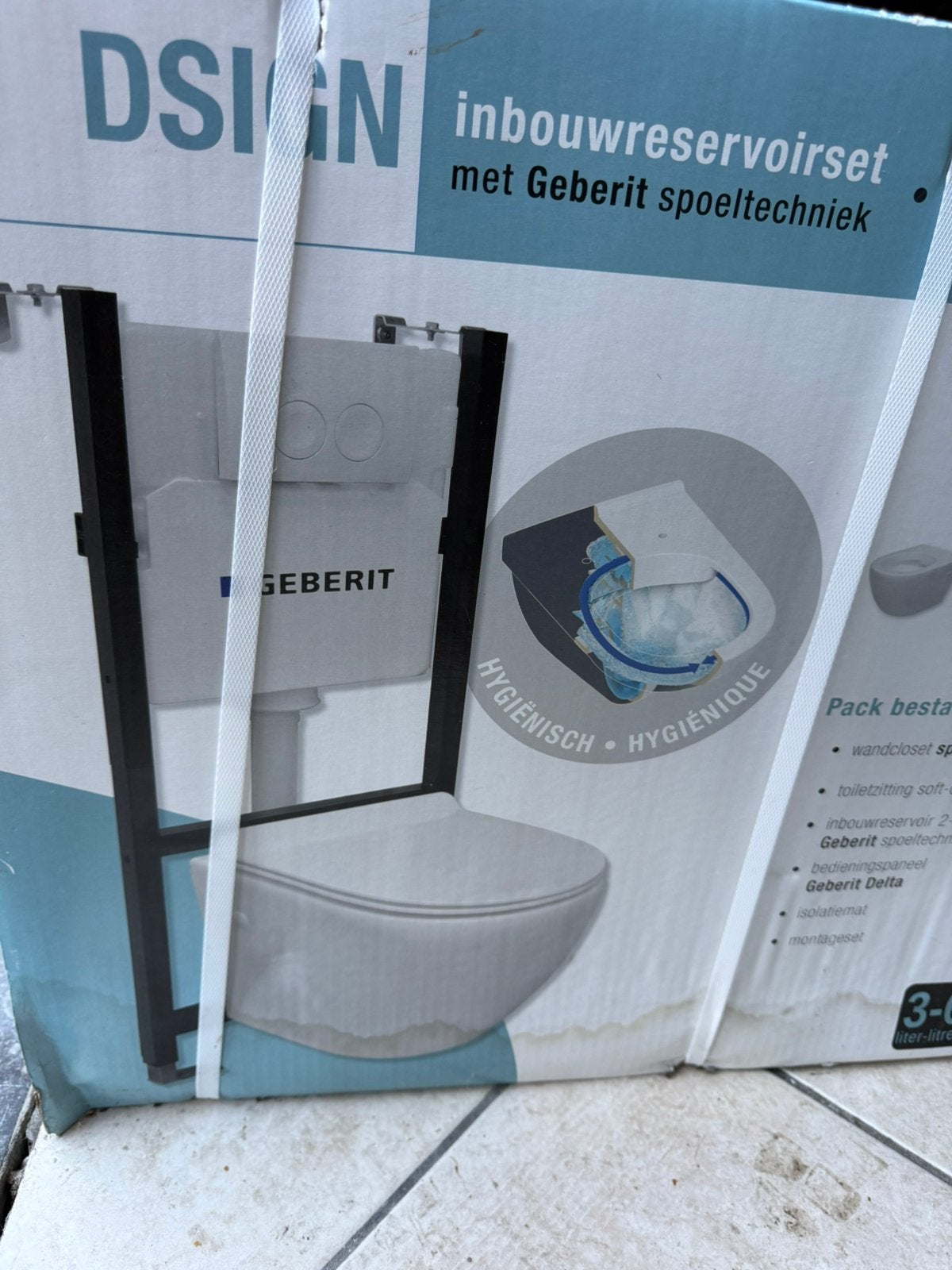 Pack WC suspendu Geberit neuf - emballage jamais ouvert, Bricolage & Construction, Enlèvement, Neuf