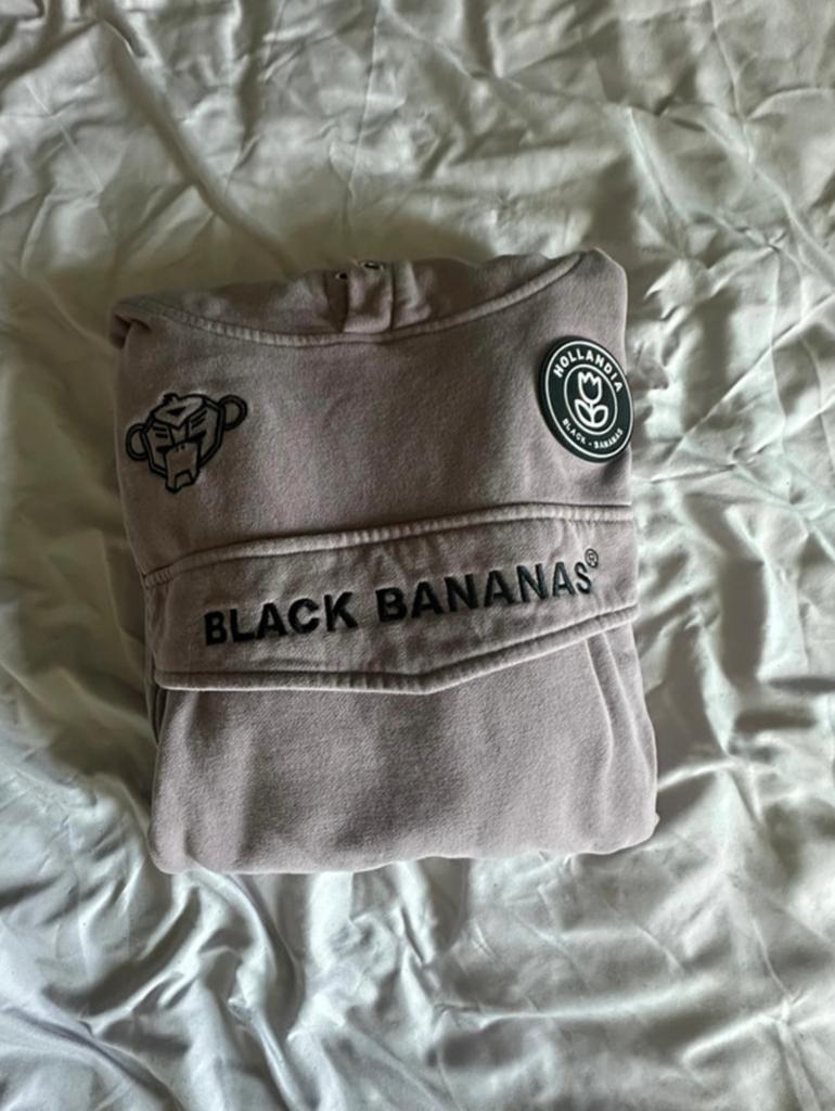 Black bananas hoodie, Ophalen of Verzenden, Zo goed als nieuw, Maat 46 (S) of kleiner, Paars