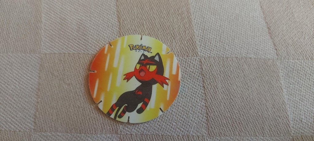flippo pokemon chiki balls zeldzaam Litten, Ophalen of Verzenden