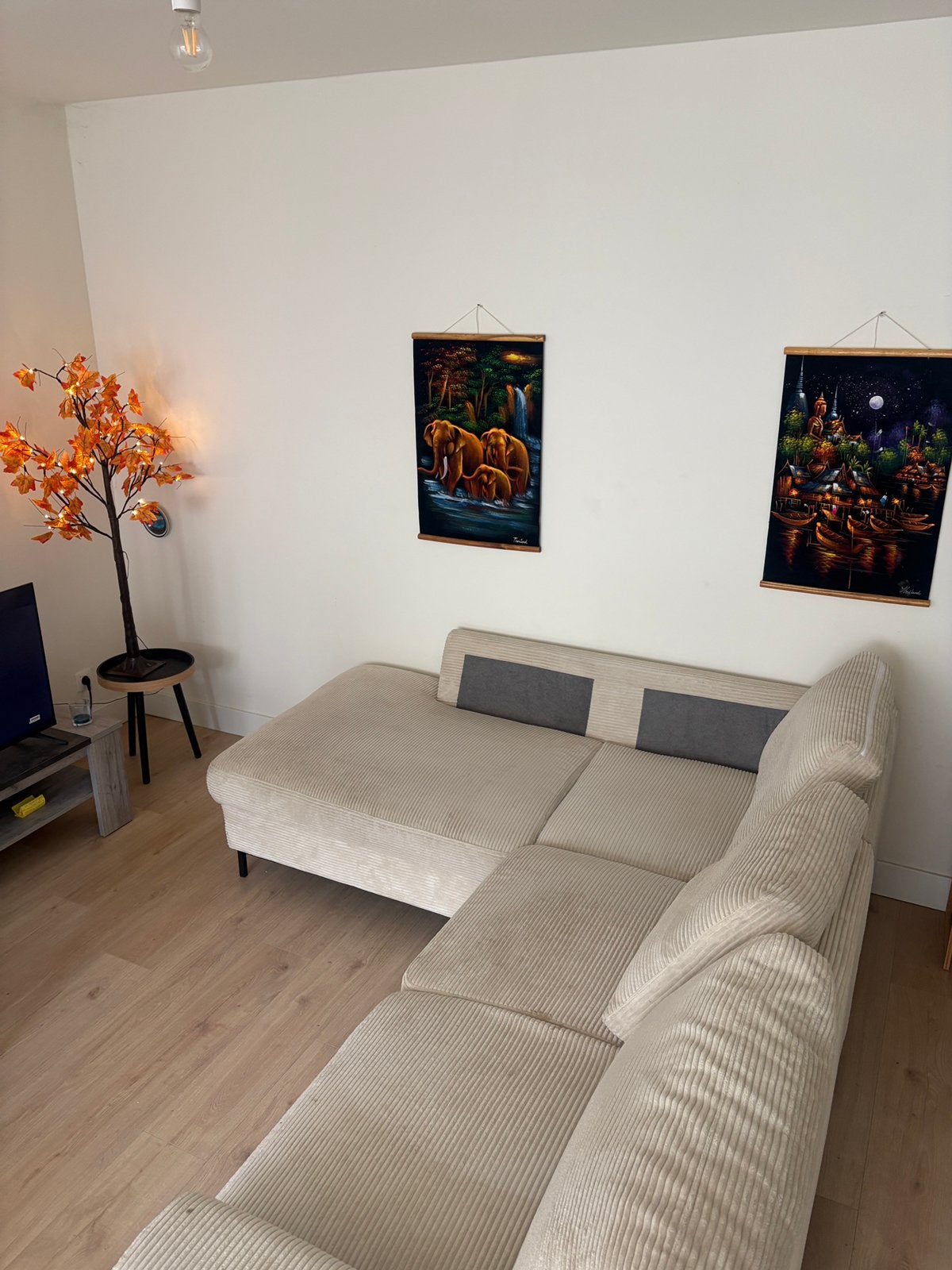 Hoekzetel te koop €50, Ophalen, Gebruikt, Stof