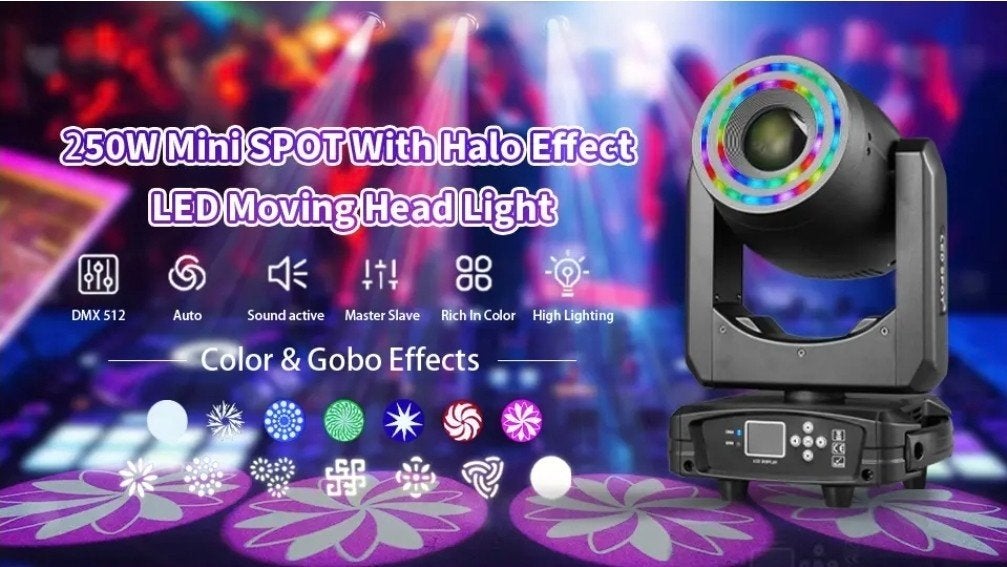 moving head 250 watt led bsw, Muziek en Instrumenten, Ophalen of Verzenden, Licht