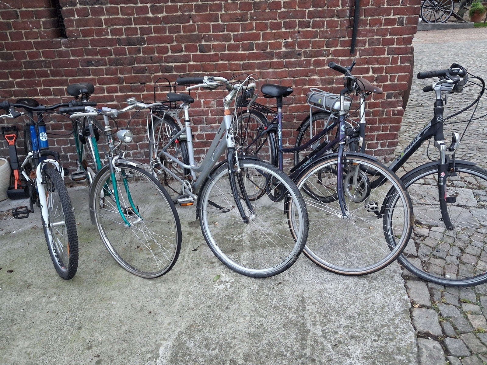 lot fietsen, Ophalen