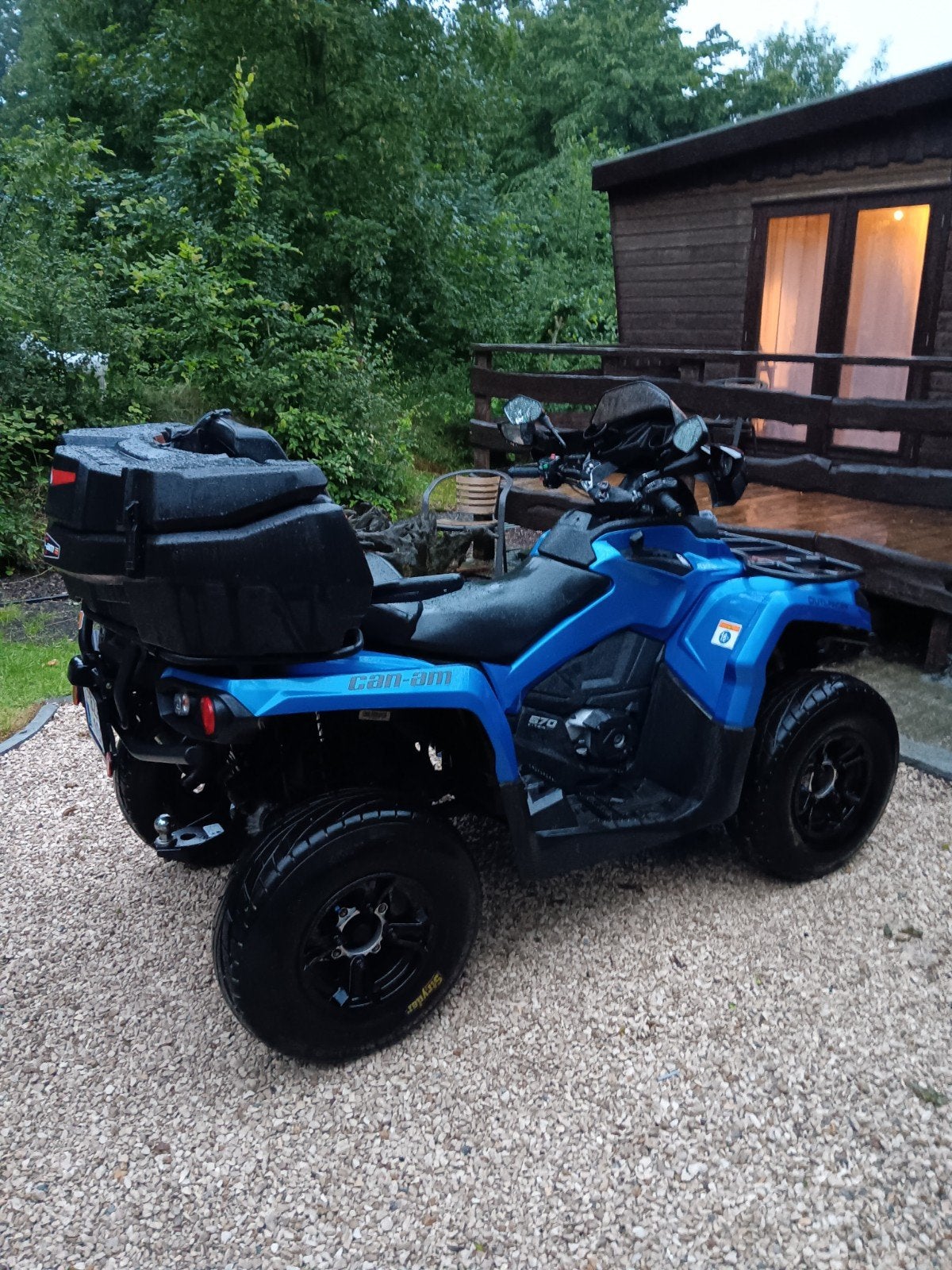 Canam outlander max xt 570 + aanhanger, Ophalen