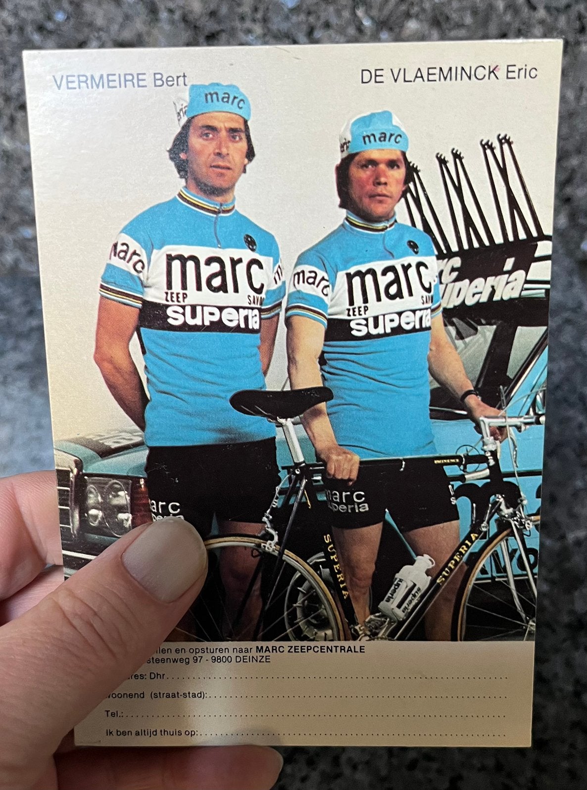 Wielrenner Bert Vermeire en Eric De Vlaeminck, Ophalen, Zo goed als nieuw