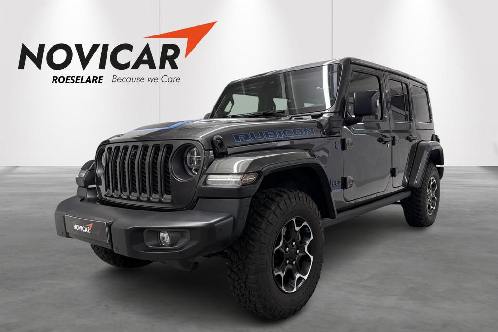 Jeep Wrangler Unlimited 2.0 4xe PHEV 380hp 4WD AT8 Rubicon, Stof, Gebruikt, 4 cilinders, Wrangler
