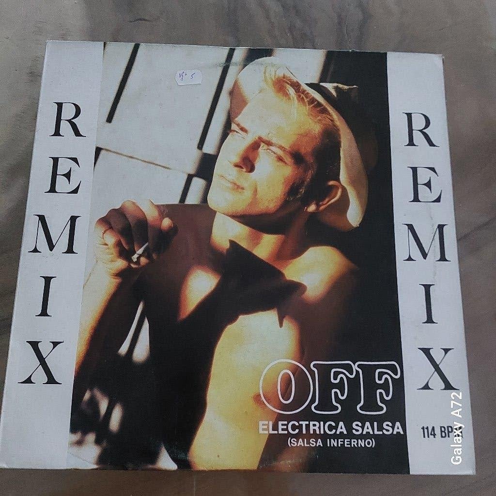 off electrica salsa rmx 12 inch maxi, CD & DVD, 12 pouces, Enlèvement ou Envoi, Utilisé, Pop