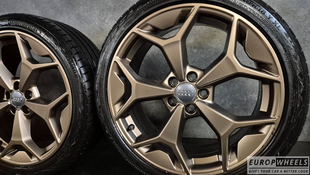 18 inch Audi A1 Zomer Bronz 82A601025AK Continental 5x100, Auto-onderdelen, 18 inch, -, -, Banden en Velgen
