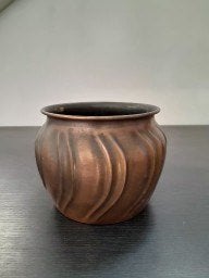 Cache-pot en cuivre hauteur 14 cm Prix 5€, Enlèvement, Cuivre