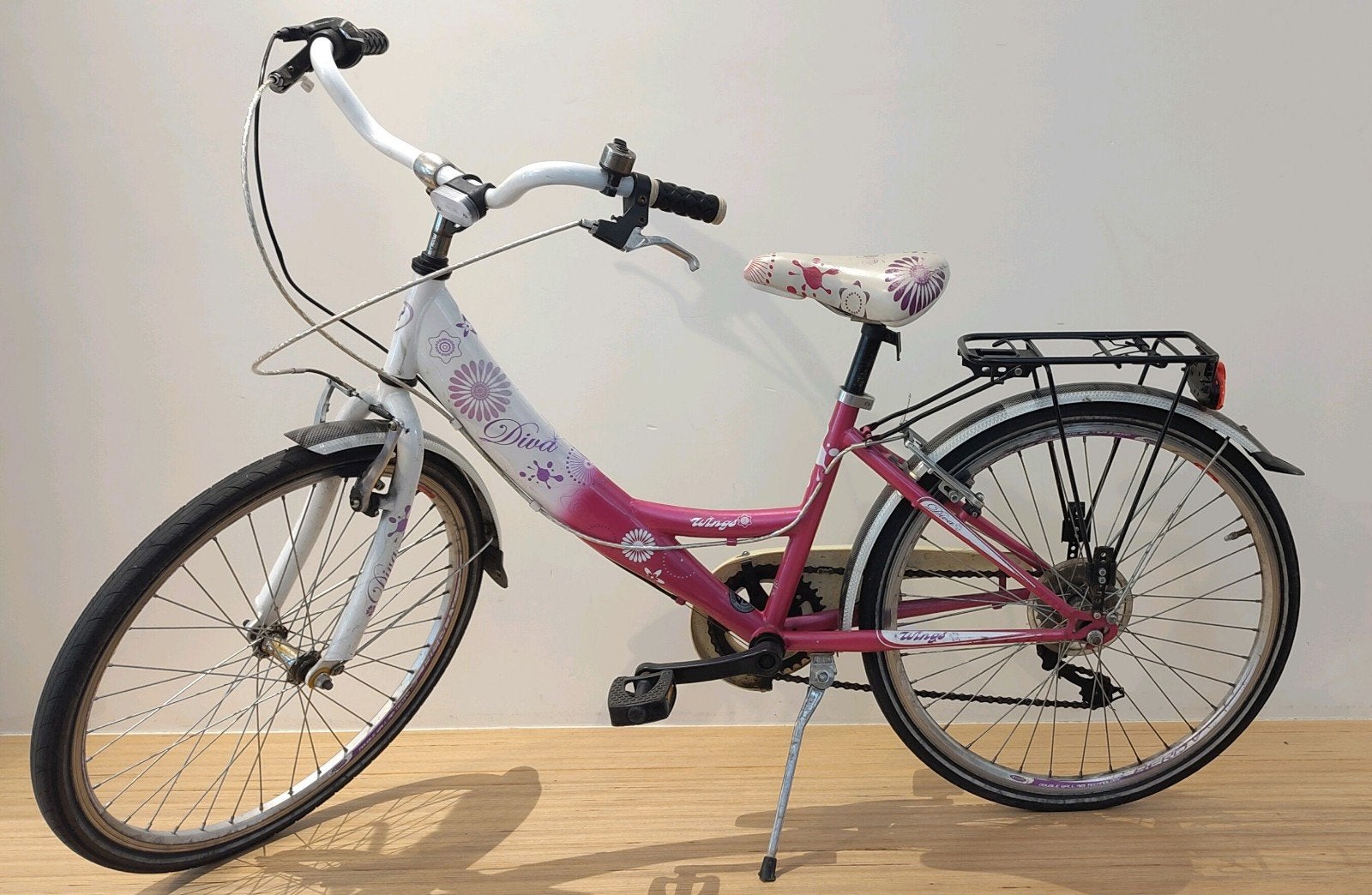 Meisjes fiets 22 inch 6 versnellingen, Fietsen en Brommers, Ophalen, 22 inch, Versnellingen