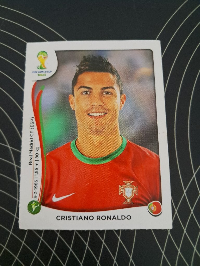 Panini sticker Ronaldo, Ophalen of Verzenden, Zo goed als nieuw, Sticker