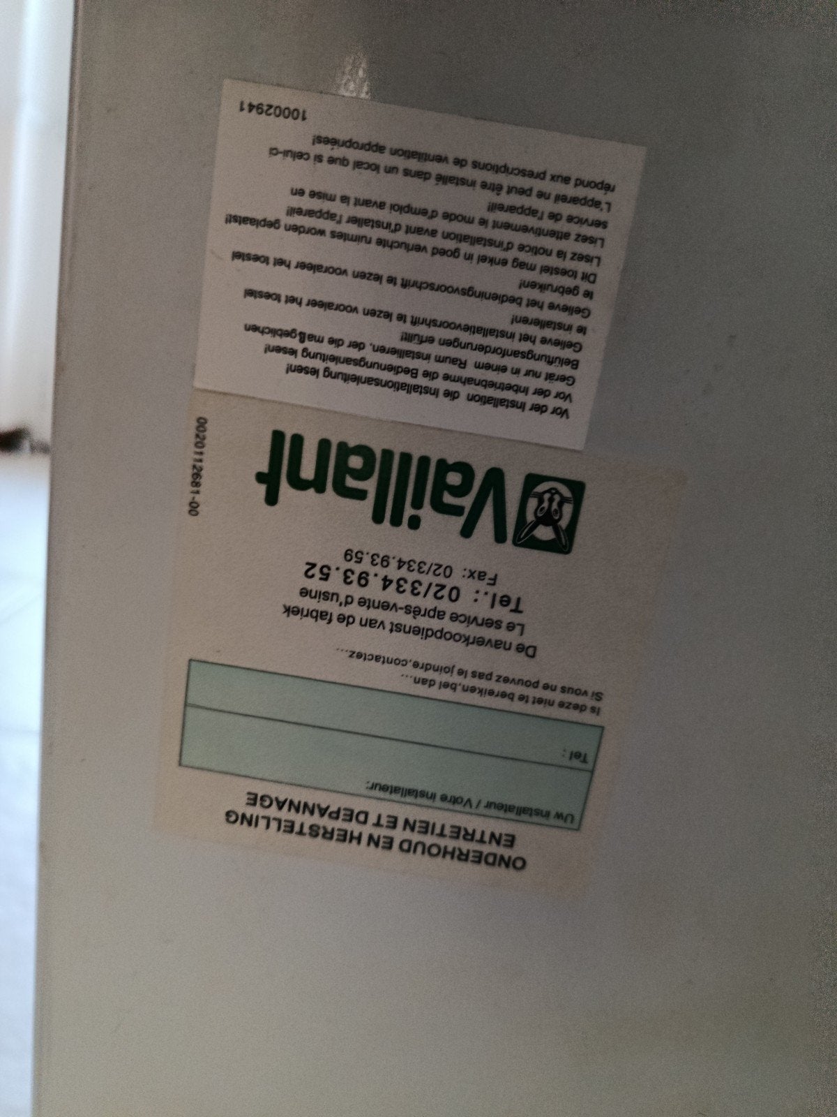 Chauffe-eau vaillant, Bricolage & Construction, Enlèvement, Chauffe-eau