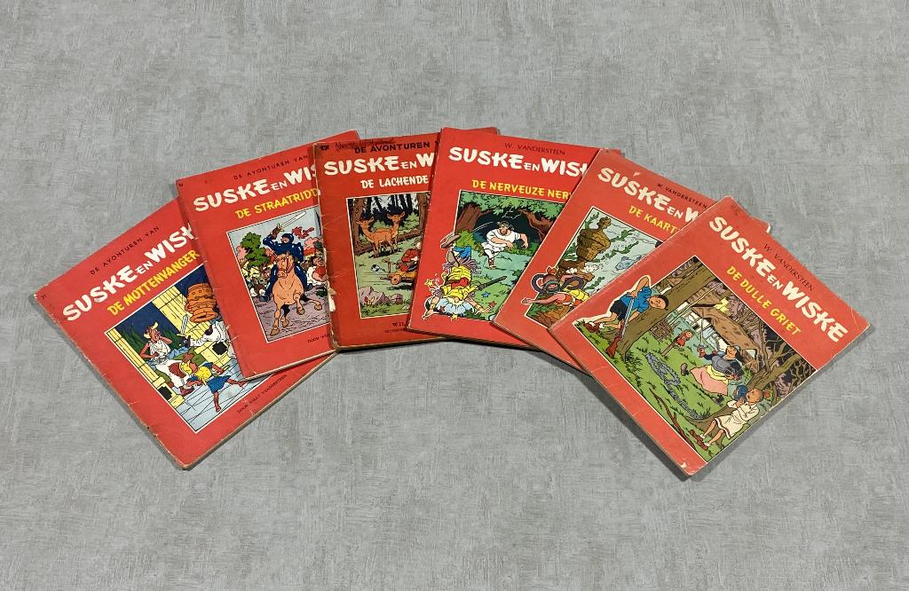 Vandersteen - Suske en Wiske - lot oude strips, Boeken, Stripverhalen, Ophalen of Verzenden, Gelezen