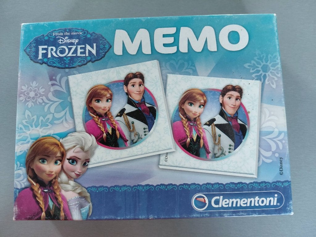 Memo Frozen Clementoni, Ophalen of Verzenden, Overige figuren, Gebruikt, Overige typen