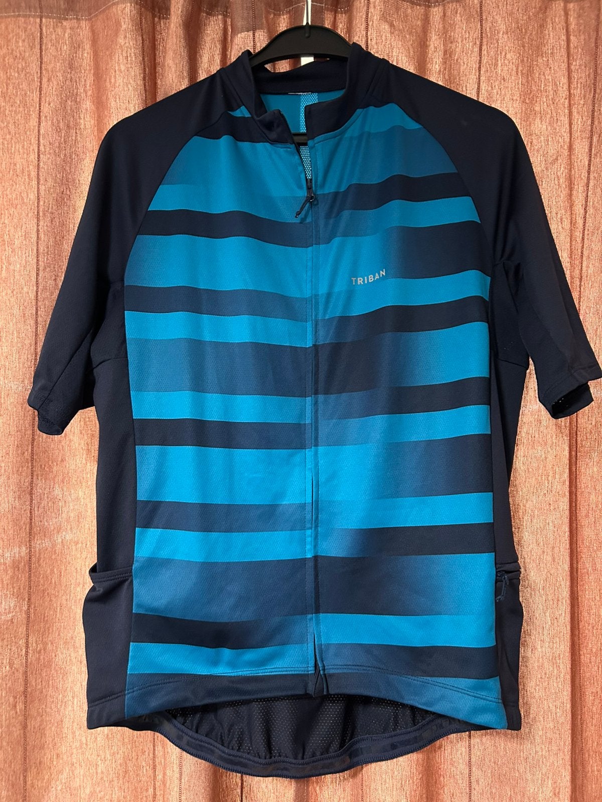 Maillot de cyclisme Decathlon, zgan, taille L, Vêtements d'extérieur, Enlèvement ou Envoi, Comme neuf, L
