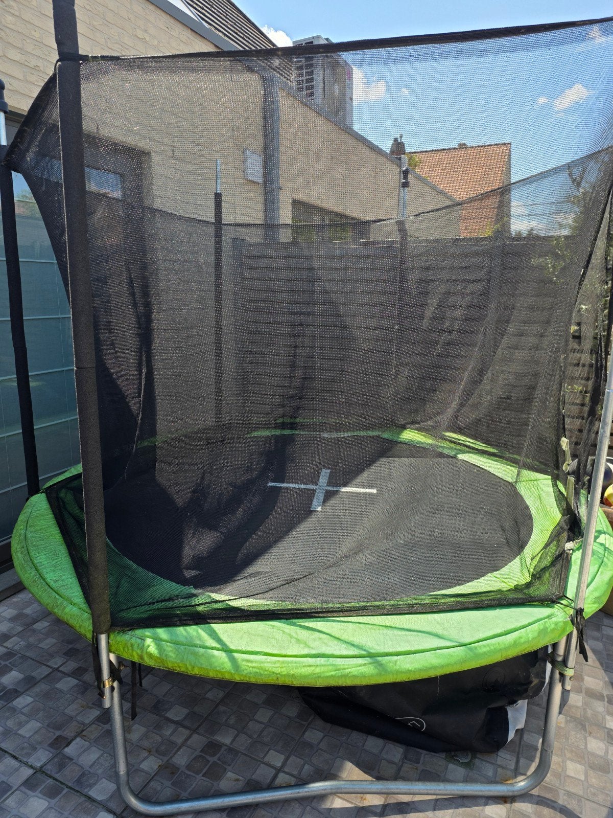 trampoline, Ophalen