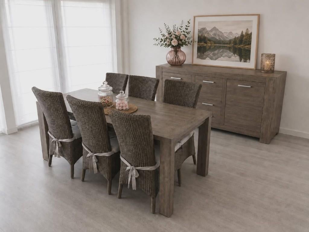 Eetkamer te koop, Ophalen, Gebruikt, Landelijk, 4 tot 6 stoelen