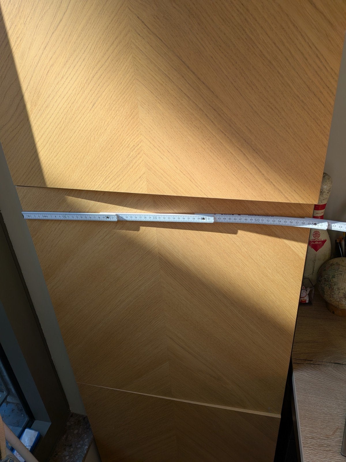 Armoire de rangement haute IKEA BESTÅ - placage de chêne/bru, Avec porte(s), 25 à 50 cm, Chêne, Comme neuf