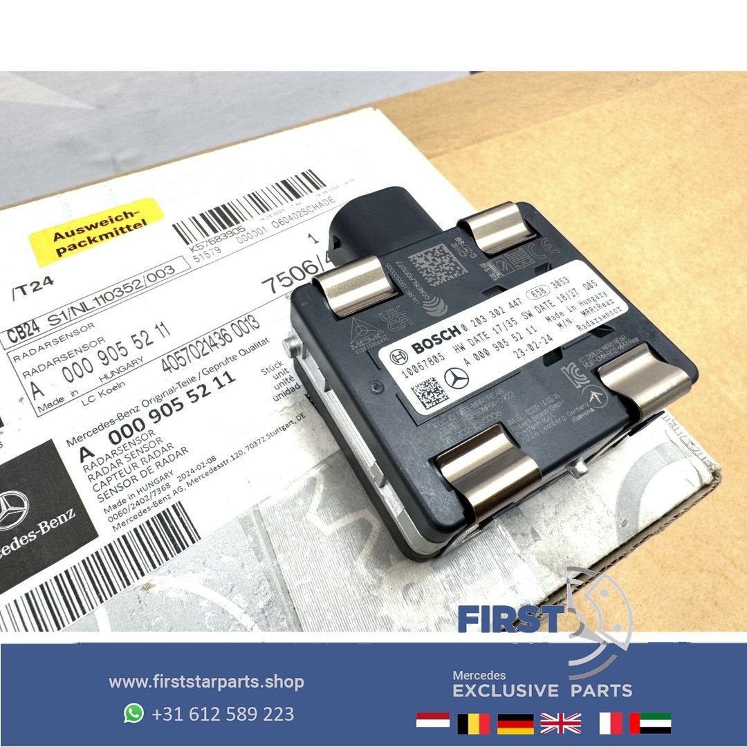 W177 C118 H247 X247 W247 afstand radar sensor A0009055211 Me, Gebruikt, -, Ophalen of Verzenden, -