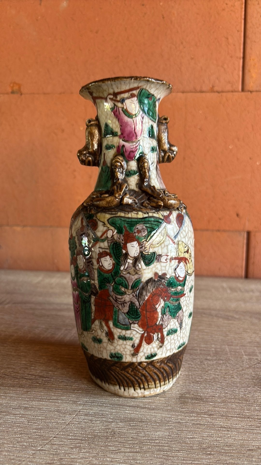 Vase chinois antique en porcelaine craquelée de Nankin, Antiquités & Art, Antiquités | Vases, Enlèvement