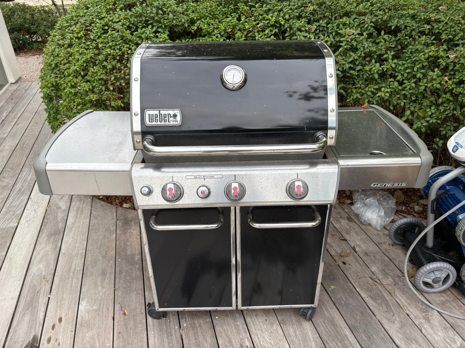 Weber Genesis Gas BBQ - 3 burner+sear, Ophalen, Gebruikt