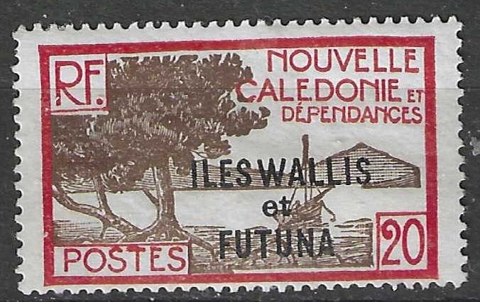 Wallis et Futuna 1930/1938 - Yvert 49 - Pte Paletuviers (ZG), Timbres & Monnaies, Envoi, Non oblitéré