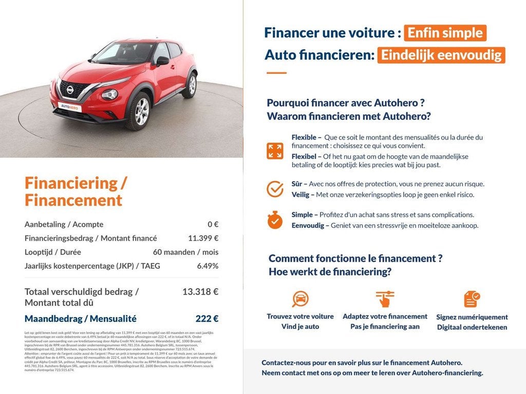 Nissan Juke 1.0 DIG-T N-Design, Achat, Boîte manuelle, Noir, 5 portes