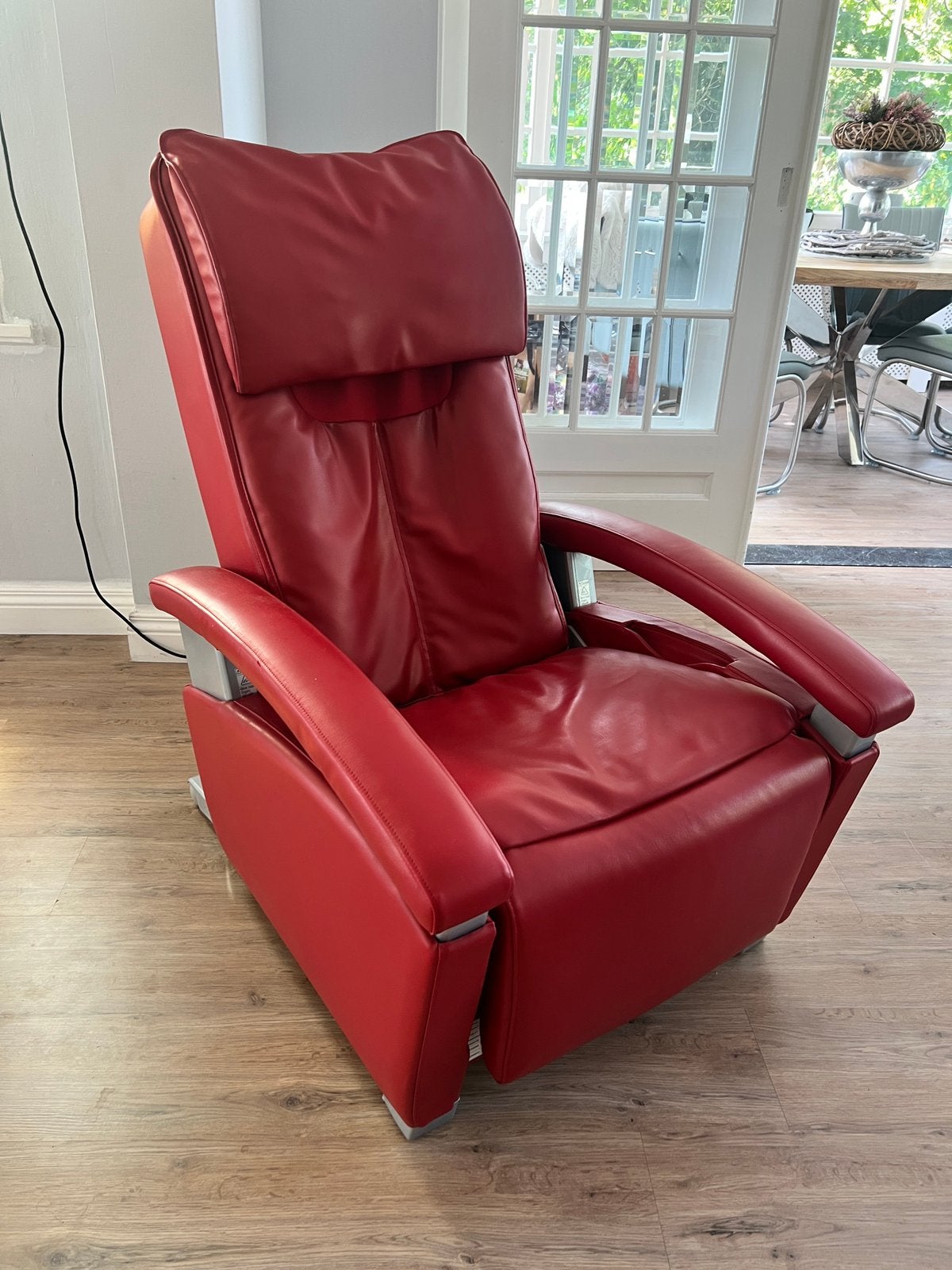 Panasonic massagestoel EP1080 design stoel, Enlèvement, Utilisé, Cuir