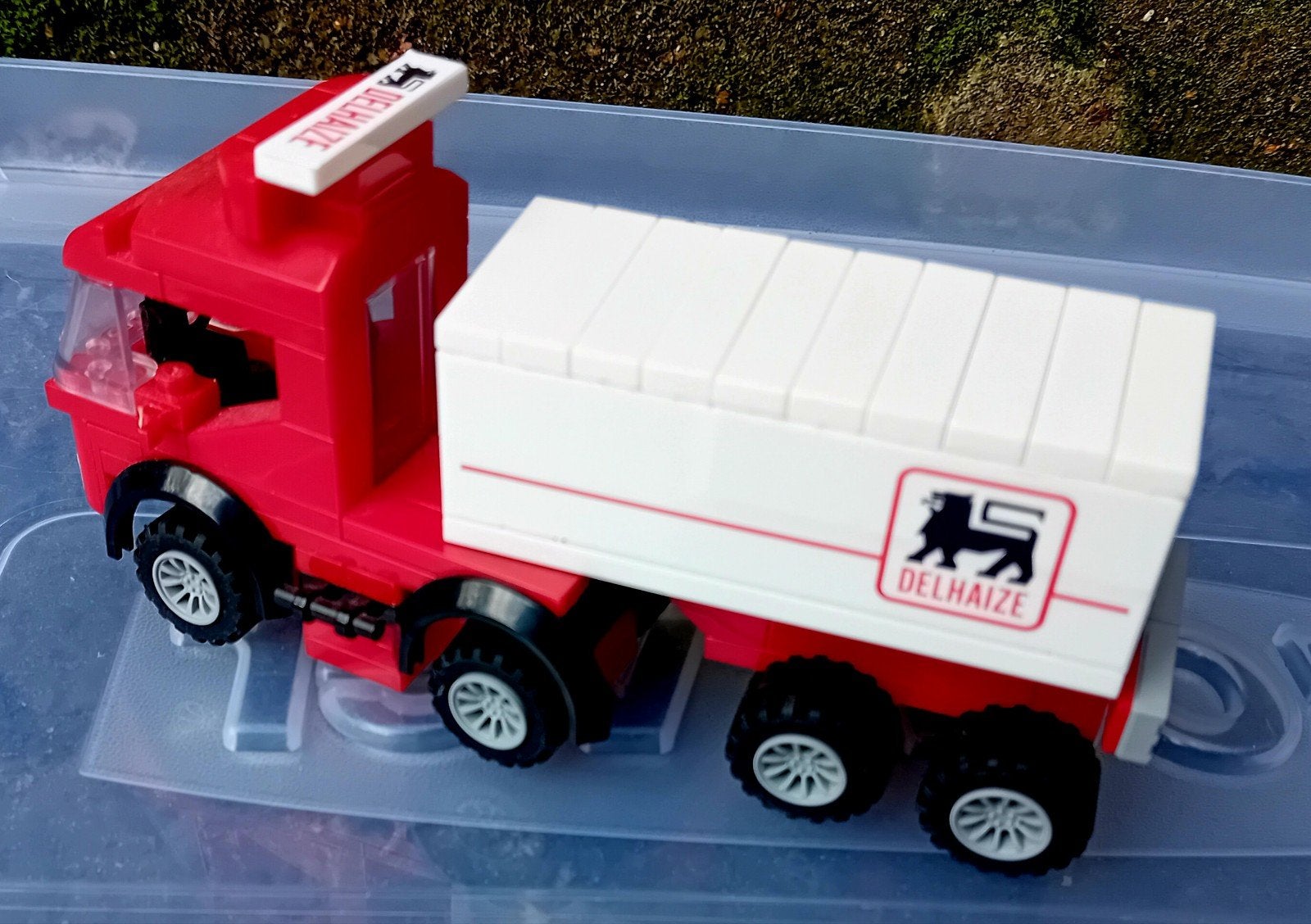 Lego (imitatie) minicruise Delhaize, Ophalen of Verzenden, Gebruikt, Overige typen, Lego