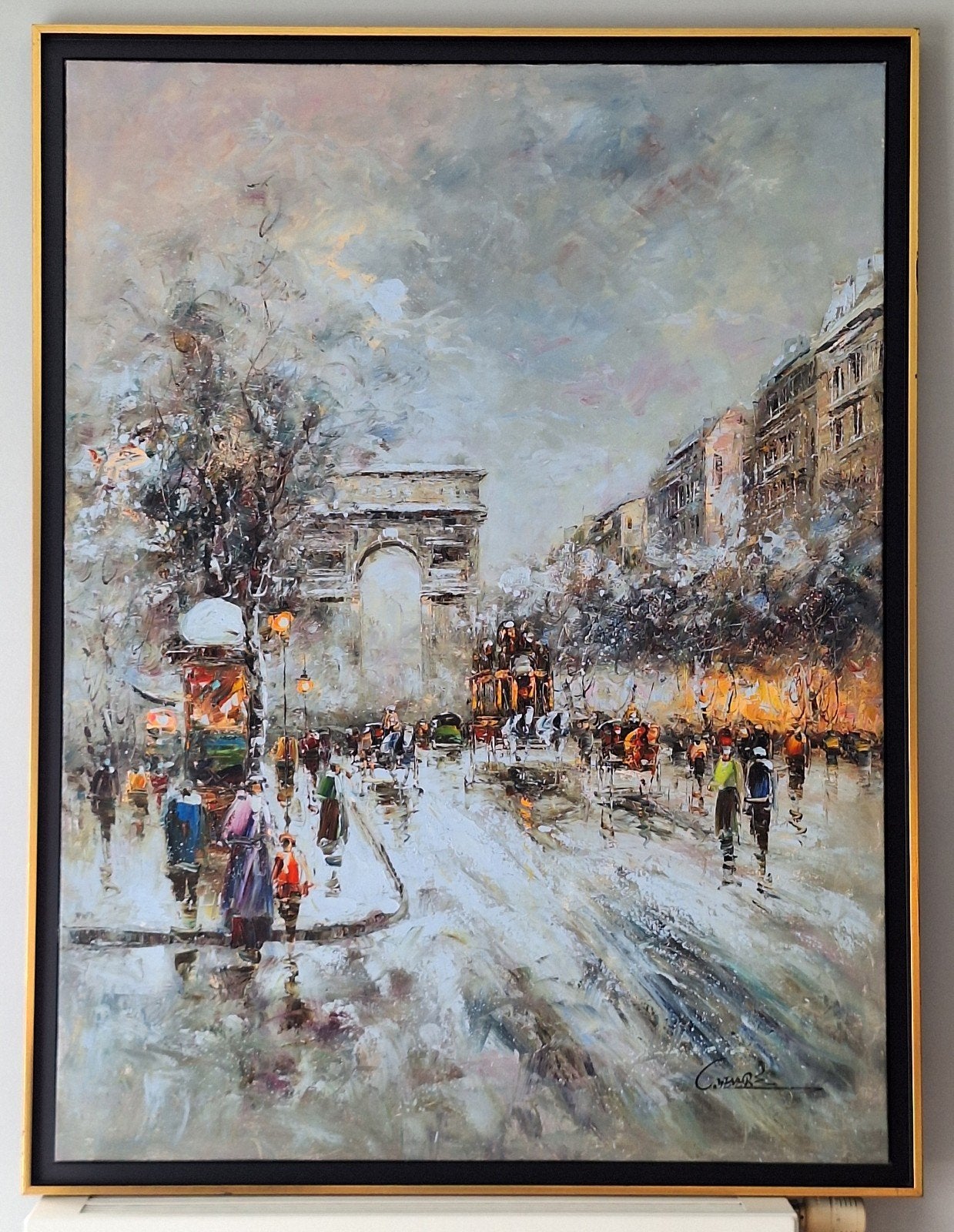 Christof Vevers - Arc de Triomphe, Antiek en Kunst, Ophalen