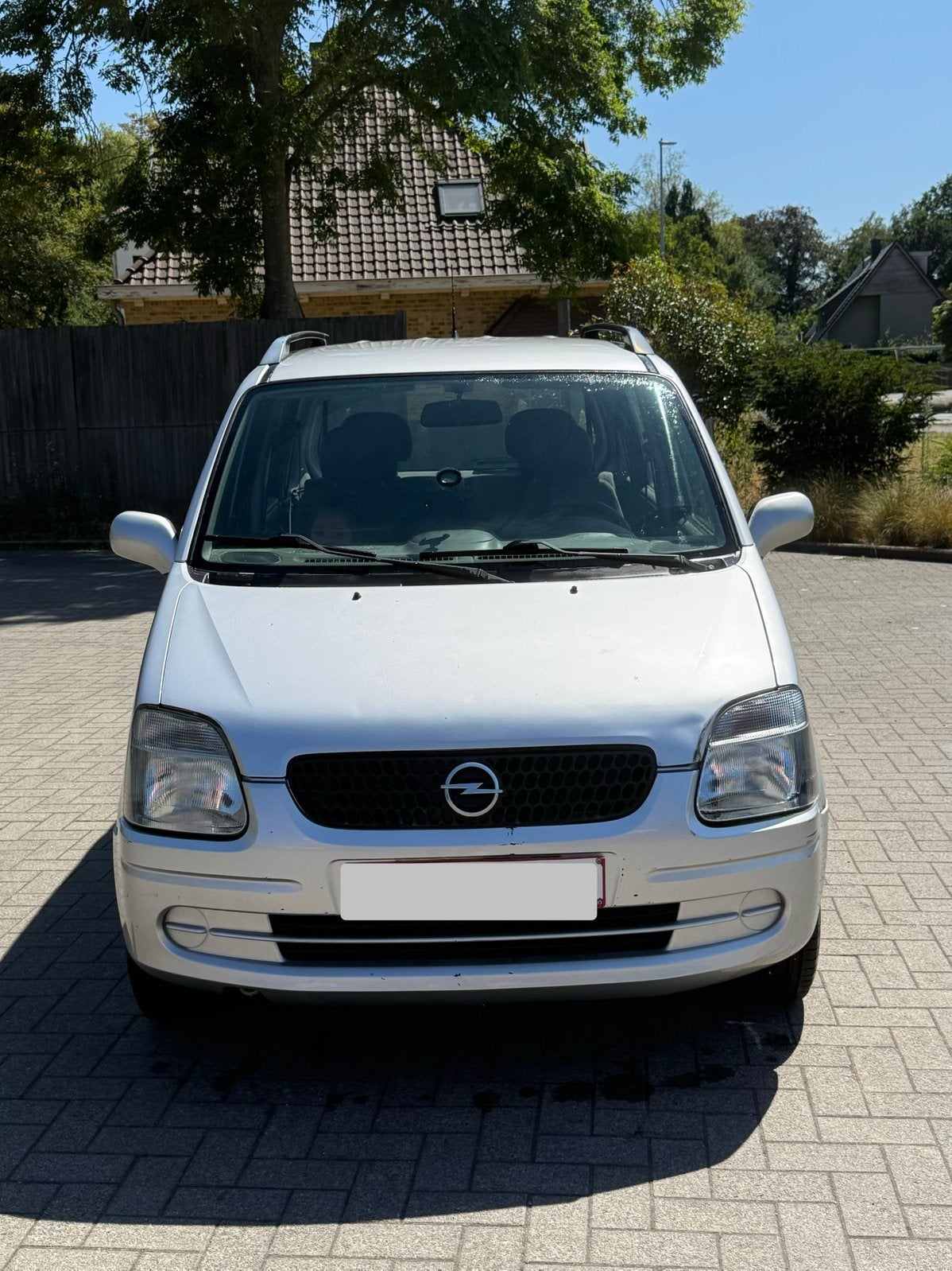 Opel agila 1.2 benzine, Stof, Zwart, 5 deurs, Particulier