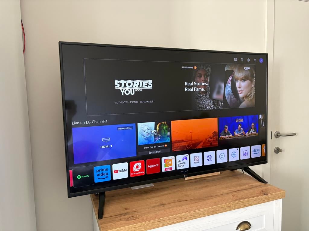 LG  50 inch 4K UHD smart TV, LCD, 120 Hz, Comme neuf, Enlèvement
